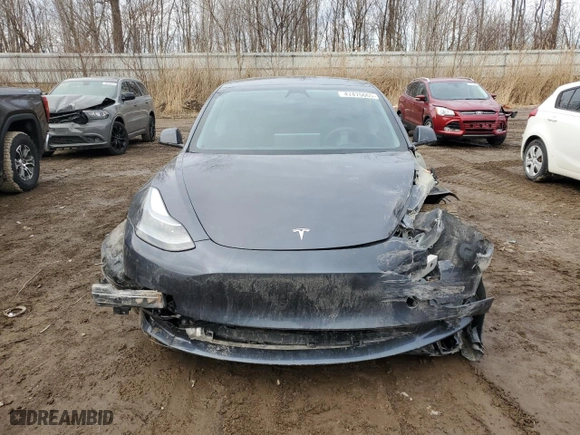 2022 Tesla Model 3 with VIN 5YJ3E1EA3NF375976, listed as a Copart auction lot 47475665 with 39,803 mi miles and Salvage Title. Bid and sale history available at carsss.com. Image 5.