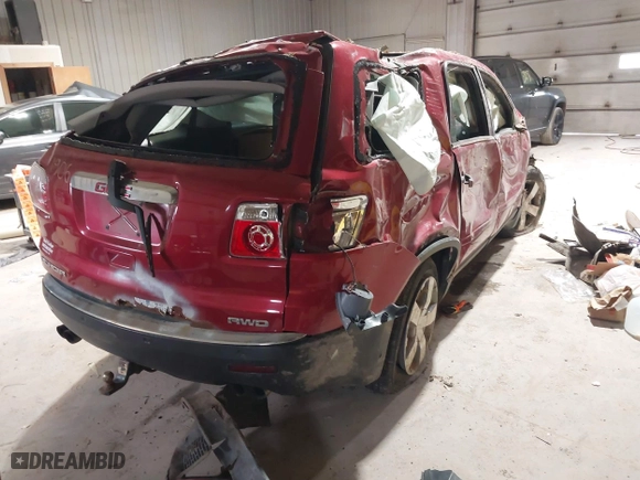 2012 GMC Acadia SLT1 with VIN 1GKKVRED8CJ267223, listed as a IAAI auction lot 41941906 with 1 mi miles. Bid and sale history available at carsss.com. Image 4.