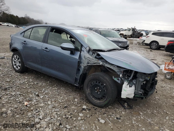 2024 Toyota Corolla LE with VIN JTDB4MEEXR3021359, listed as a Copart auction lot 47384755 with 35,665 mi miles and Salvage Title. Bid and sale history available at carsss.com. Image 4.