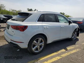 2020 Audi Q3 S line Premium Plus with VIN WA1EECF36L1030607, listed as a Copart auction lot 54425725 with 45,796 mi miles and Salvage Title. Bid and sale history available at carsss.com. Image 3.