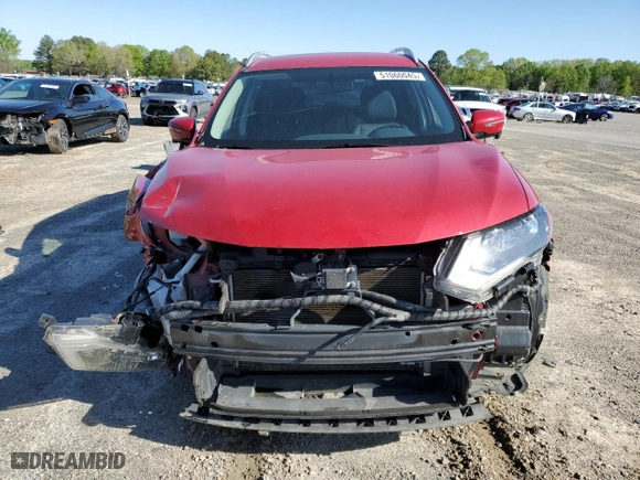 2017 Nissan Rogue SL with VIN JN8AT2MT8HW404432, listed as a Copart auction lot 51060045 with 114,007 mi miles and Clean Title. Bid and sale history available at carsss.com. Image 5.