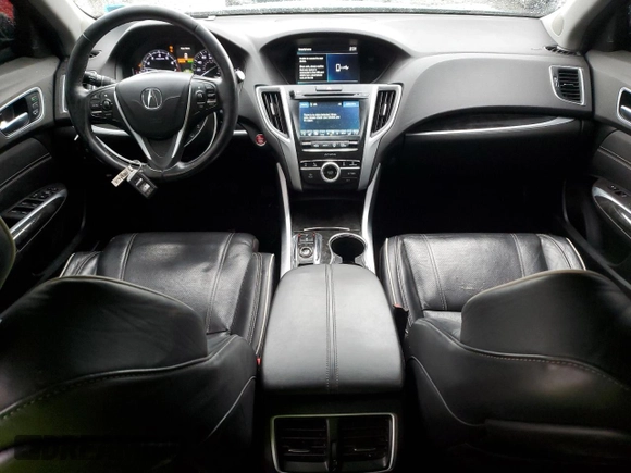 2020 Acura TLX w/Technology Pkg with VIN 19UUB3F43LA004020, listed as a Copart auction lot 81593814 with 38,384 mi miles and Non Repairable. Bid and sale history available at carsss.com. Image 8.
