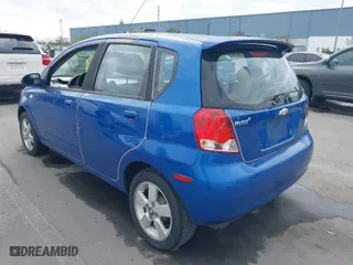 2008 Chevrolet Aveo LS with VIN KL1TD66698B037409, listed as a IAAI auction lot 41466523 with 174,562 mi miles. Bid and sale history available at carsss.com. Image 3.