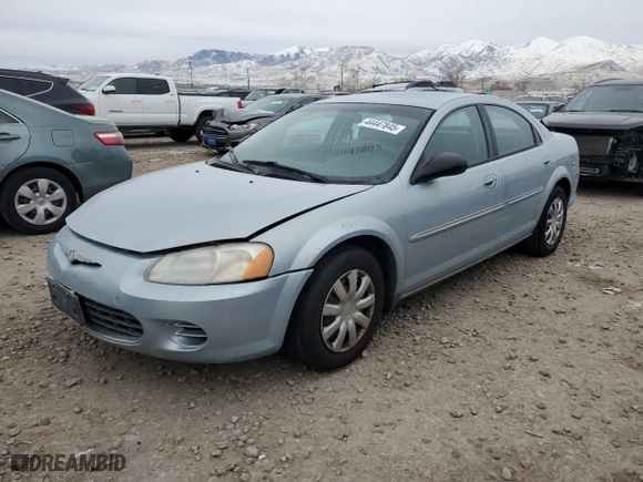 2001 Chrysler Sebring LX with VIN 1C3EL46X91N718681, listed as a Copart auction lot 44447845 with 88,584 mi miles and Salvage Title. Bid and sale history available at carsss.com. Image 1.