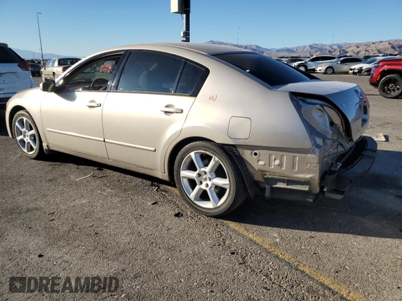 2005 Nissan Maxima 3.5 SE with VIN 1N4BA41EX5C867909, listed as a Copart auction lot 87575315 with 121,741 mi miles and Salvage Title. Bid and sale history available at carsss.com. Image 2.