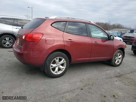 2009 Nissan Rogue S with VIN JN8AS58V09W171079, listed as a Copart auction lot 47114885 with 173,651 mi miles and Salvage Title. Bid and sale history available at carsss.com. Image 3.