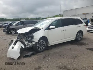 2016 Honda Odyssey Touring Elite z VIN 5FNRL5H94GB117560, wystawiony jako Copart lot #56598625 z przebiegiem 78 848 mil mil oraz Szkoda całkowita • Salvage title. Historia ofert i sprzedaży dostępna na DreamBid. Obrazek 1.