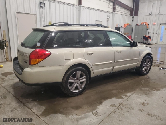 2006 Subaru Legacy Wagon Outback 3.0 R L.L. Bean with VIN 4S4BP86C064360662, listed as a Copart auction lot 86131994 with 0 mi miles and Non Repairable. Bid and sale history available at carsss.com. Image 3.