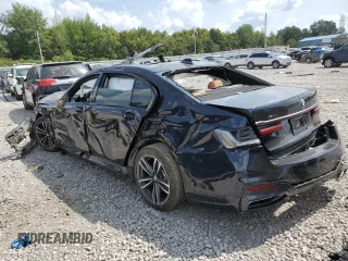 2020 BMW 7 Series 740i xDrive with VIN WBA7T4C01LCD47106, listed as a Copart auction lot 70770354 with 388 mi miles and Salvage title. Bid and sale history available at DreamBid. Image 2.