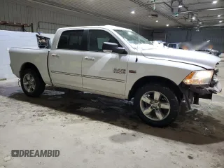 2018 Ram 1500 Big Horn with VIN 1C6RR7LT0JS281340, listed as a Copart auction lot 41805225 with 76,259 mi miles and Salvage Title. Bid and sale history available at carsss.com. Image 4.
