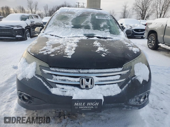 2013 Honda CR-V EX-L with VIN 2HKRM4H70DH615693, listed as a Copart auction lot 86329164 with 196,976 mi miles and Clean Title. Bid and sale history available at carsss.com. Image 5.