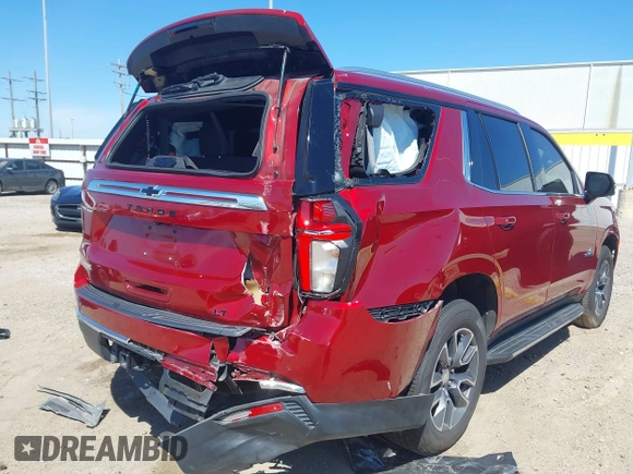2021 Chevrolet Tahoe LT z VIN 1GNSCNKD1MR316397, wystawiony jako IAAI lot #41805199 z przebiegiem 41 028 mil mil oraz . Historia ofert i sprzedaży dostępna na DreamBid. Obrazek 6.