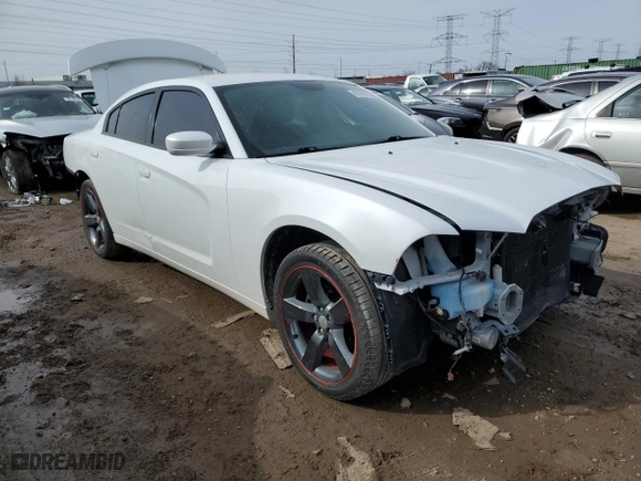 2014 Dodge Charger SXT with VIN 2C3CDXHG7EH347778, listed as a Copart auction lot 49396785 with 67,111 mi miles and Salvage Title. Bid and sale history available at carsss.com. Image 4.
