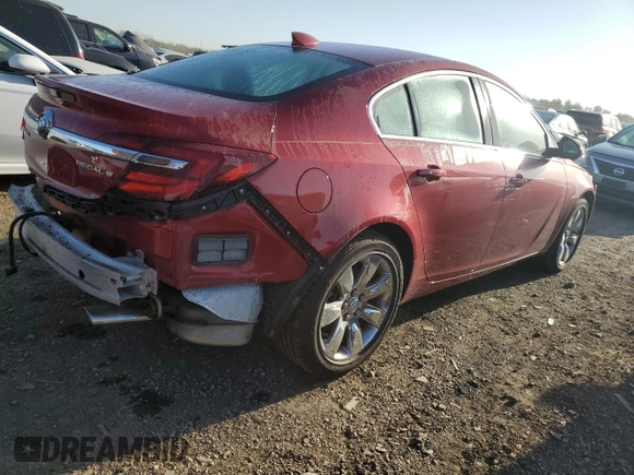 2015 Buick Regal Premium II with VIN 2G4GR5GX9F9129644, listed as a Copart auction lot 74641294 with 49,635 mi miles and Salvage Title. Bid and sale history available at carsss.com. Image 3.