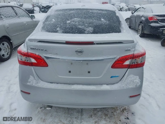 2013 Nissan Sentra SR with VIN 3N1AB7AP0DL609619, listed as a IAAI auction lot 41299588 with 121,661 mi miles. Bid and sale history available at carsss.com. Image 16.