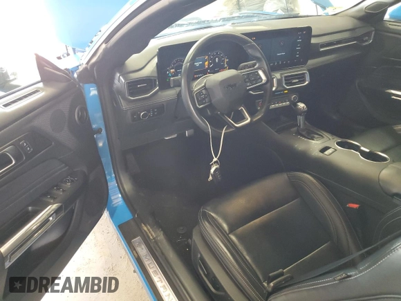 2024 Ford Mustang EcoBoost with VIN 1FAGP8UH7R5132543, listed as a Copart auction lot 60214145 with 21,728 mi miles and Clean title. Bid and sale history available at DreamBid. Image 8.