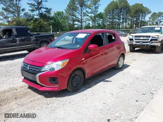 2021 Mitsubishi Mirage ES with VIN ML32AUHJ2MH013143, listed as a IAAI auction lot 41989457 with 56,166 mi miles. Bid and sale history available at carsss.com. Image 17.