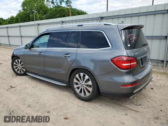 2019 Mercedes-Benz GLS 450 with VIN 4JGDF6EE1KB239051, listed as a Copart auction lot 52081354 with 26,326 mi miles and . Bid and sale history available at DreamBid. Image 2.
