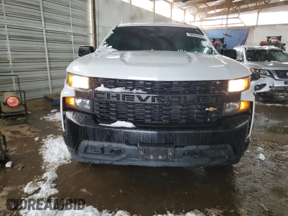 2020 Chevrolet Silverado 1500 Work Truck with VIN 1GCRYAEH8LZ275412, listed as a Copart auction lot 78924224 with 57,899 mi miles and Clean Title. Bid and sale history available at carsss.com. Image 5.