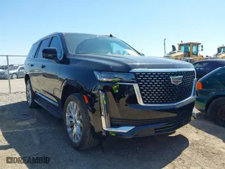 2023 Cadillac Escalade 4WD Premium Luxury with VIN 1GYS4BKL0PR409325, listed as a IAAI auction lot 41973567 with 32,398 mi miles. Bid and sale history available at carsss.com. Image 1.