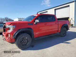 2021 GMC Sierra 1500 AT4 with VIN 3GTP9EED7MG285956, listed as a Copart auction lot 47226625 with 75,150 mi miles and Salvage Title. Bid and sale history available at carsss.com. Image 1.