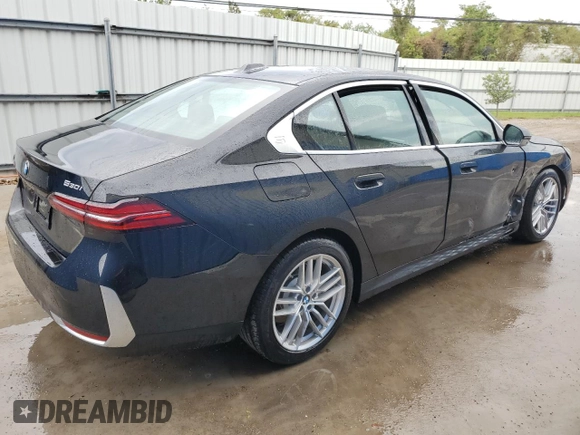 2024 BMW 5 Series 530i with VIN WBA43FJ09RCS37864, listed as a Copart auction lot 63592334 with 372 mi miles and Clean Title. Bid and sale history available at carsss.com. Image 3.