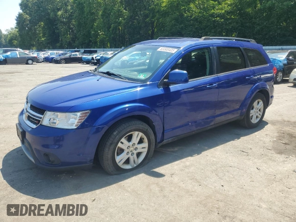 2012 Dodge Journey SXT with VIN 3C4PDCBB6CT324709, listed as a Copart auction lot 63300405 with 179,946 mi miles and Salvage title. Bid and sale history available at DreamBid. Image 1.