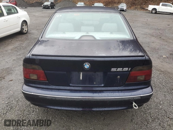 2000 BMW 5 Series 528iA with VIN WBADM6340YGU22339, listed as a Copart auction lot 51738465 with 0 mi miles and Clean Title. Bid and sale history available at carsss.com. Image 6.
