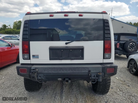 2005 Hummer H2 SUV with VIN 5GRGN23U15H130452, listed as a Copart auction lot 68099154 with 151,369 mi miles and Salvage Title. Bid and sale history available at carsss.com. Image 6.
