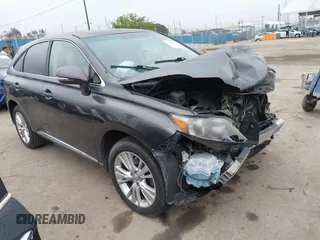 2010 Lexus RX 450h with VIN JTJZB1BA1A2400374, listed as a IAAI auction lot 42189614 with 122,413 mi miles and . Bid and sale history available at DreamBid. Image 1.