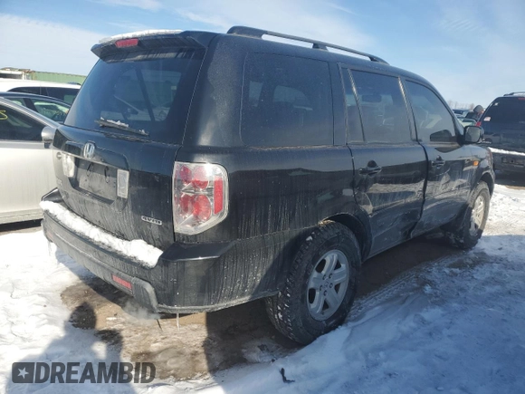 2008 Honda Pilot EX-L with VIN 5FNYF18518B041662, listed as a Copart auction lot 49458895 with 119,151 mi miles and Salvage Title. Bid and sale history available at carsss.com. Image 3.