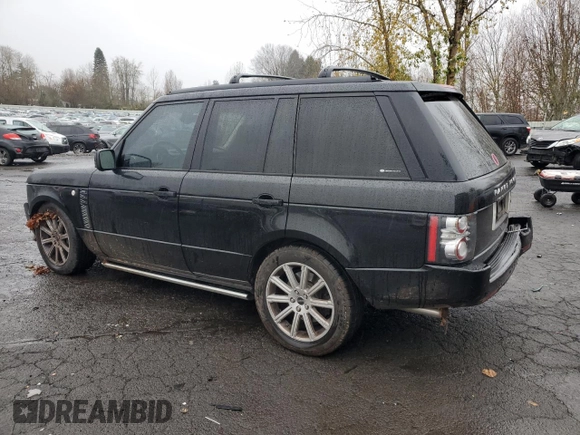 2012 Land Rover Range Rover SC with VIN SALMF1E49CA377225, listed as a Copart auction lot 84719684 with 72,098 mi miles and Salvage title. Bid and sale history available at DreamBid. Image 2.