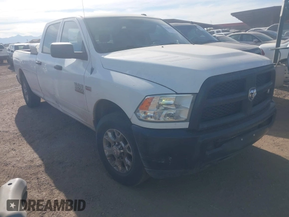 2013 Ram 2500 Tradesman with VIN 3C6TR4HT1DG573992, listed as a IAAI auction lot 41483039 with 160,637 mi miles and . Bid and sale history available at DreamBid. Image 1.