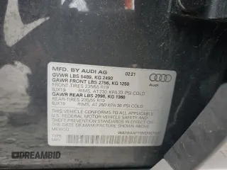 2021 Audi Q5 Premium Plus z VIN WA1BAAFY5M2067030, wystawiony jako Copart lot #57124845 z przebiegiem 43 567 mil mil oraz Szkoda całkowita • Salvage title. Historia ofert i sprzedaży dostępna na DreamBid. Obrazek 13.