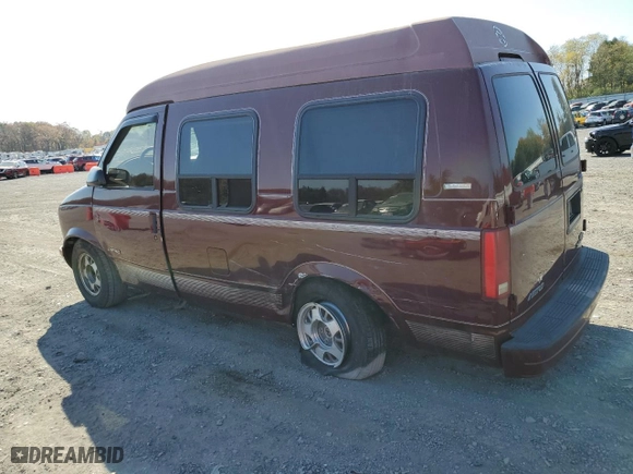 2002 Chevrolet Astro Cargo Van YF7 Upfitter with VIN 1GBDM19X32B127879, listed as a Copart auction lot 77438464 with 200,955 mi miles and Salvage Title. Bid and sale history available at carsss.com. Image 2.