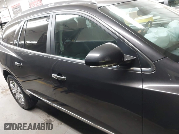 2015 Buick Enclave Leather with VIN 5GAKVBKD0FJ317593, listed as a IAAI auction lot 41510185 with 124,647 mi miles and . Bid and sale history available at carsss.com. Image 13.