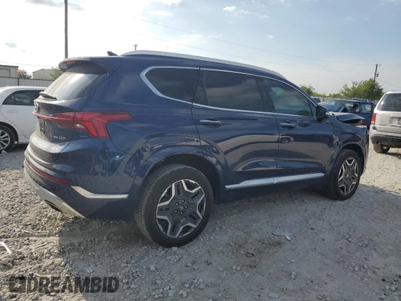 2021 Hyundai Santa Fe Calligraphy with VIN 5NMS5DAL1MH316247, listed as a Copart auction lot 63686564 with 54,291 mi miles and Clean title. Bid and sale history available at DreamBid. Image 3.