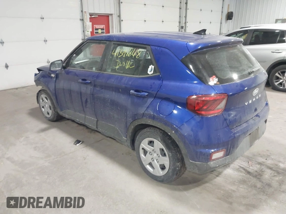 2020 Hyundai Venue SE with VIN KMHRB8A32LU027248, listed as a IAAI auction lot 41391848 with 85,417 mi miles and . Bid and sale history available at DreamBid. Image 3.