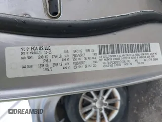 2016 Dodge Journey SXT with VIN 3C4PDCBG7GT171226, listed as a IAAI auction lot 41815104 with 87,720 mi miles. Bid and sale history available at carsss.com. Image 9.