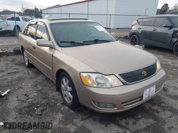 2001 Toyota Avalon XL z VIN 4T1BF28BX1U141849, wystawiony jako IAAI lot #41467945 z przebiegiem 188 675 mil mil oraz . Historia ofert i sprzedaży dostępna na DreamBid. Obrazek 1.