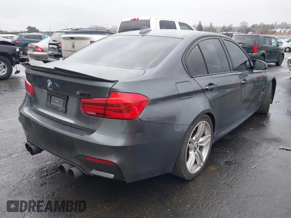 2018 BMW M3 z VIN WBS8M9C50J5J80290, wystawiony jako IAAI lot #41621436 z przebiegiem 90 308 mil mil oraz . Historia ofert i sprzedaży dostępna na DreamBid. Obrazek 4.