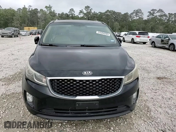 2016 Kia Sedona SX with VIN KNDMC5C11G6153598, listed as a Copart auction lot 51594285 with 151,312 mi miles and Salvage Title. Bid and sale history available at carsss.com. Image 15.