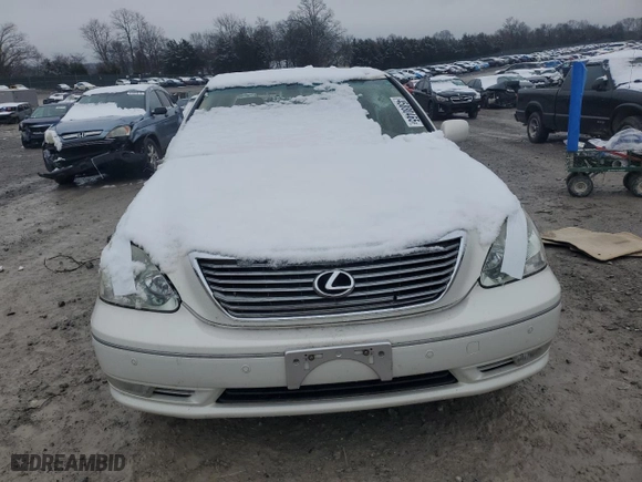 2006 Lexus LS 430 with VIN JTHBN36F965043432, listed as a Copart auction lot 45880465 with 152,415 mi miles and Salvage Title. Bid and sale history available at carsss.com. Image 5.