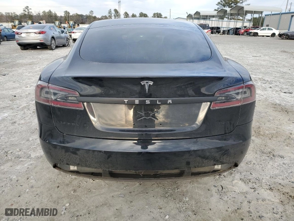 2017 Tesla Model S 100D with VIN 5YJSA1E26HF198389, listed as a Copart auction lot 41882595 with 108,783 mi miles and Salvage Title. Bid and sale history available at carsss.com. Image 6.
