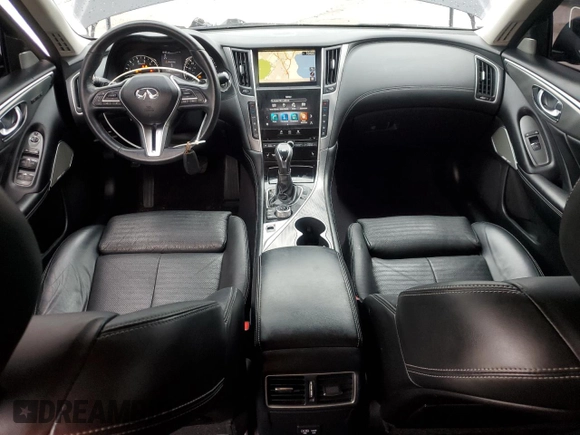 2020 Infiniti Q50 3.0t SPORT with VIN JN1EV7AP7LM200272, listed as a Copart auction lot 46781145 with 58,814 mi miles and Salvage Title. Bid and sale history available at carsss.com. Image 8.