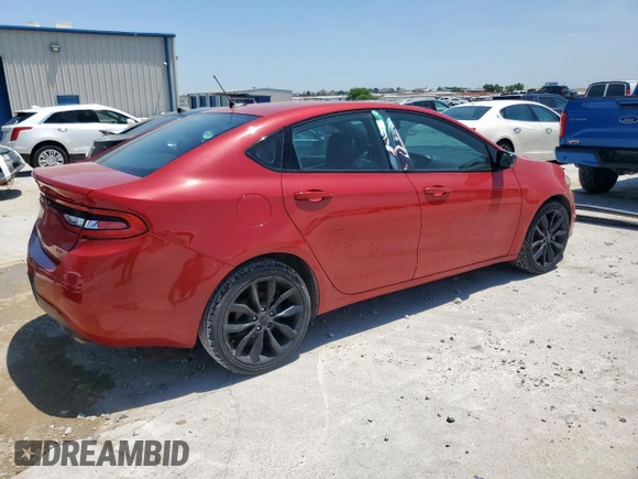 2016 Dodge Dart GT z VIN 1C3CDFEB7GD749741, wystawiony jako Copart lot #56930785 z przebiegiem 160 337 mil mil oraz Czysty tytuł • Clean title. Historia ofert i sprzedaży dostępna na DreamBid. Obrazek 3.