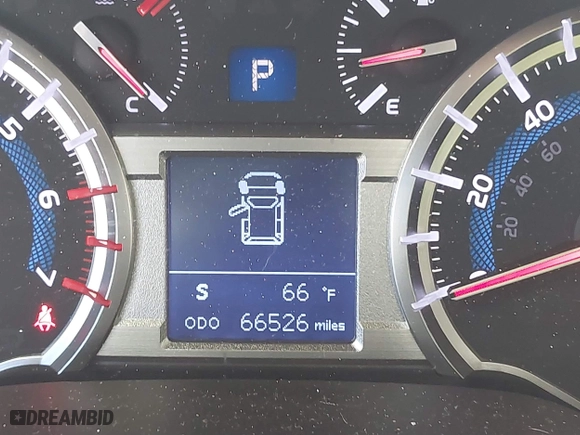 2019 Toyota 4Runner SR5 with VIN JTEZU5JR6K5197375, listed as a IAAI auction lot 41477796 with 66,526 mi miles. Bid and sale history available at carsss.com. Image 16.
