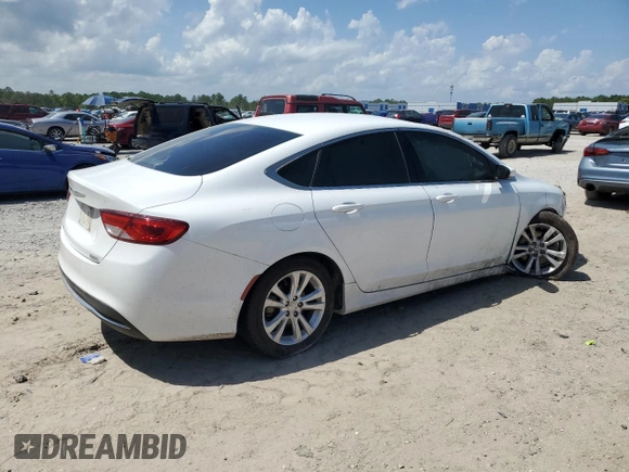 2016 Chrysler 200 Limited with VIN 1C3CCCAB8GN183395, listed as a Copart auction lot 51546925 with 76,762 mi miles and Salvage Title. Bid and sale history available at carsss.com. Image 3.