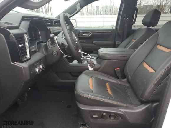 2024 GMC Sierra 1500 AT4 with VIN 1GTUUEEL7RZ115452, listed as a Copart auction lot 45512995 with 16,707 mi miles and Salvage Title. Bid and sale history available at carsss.com. Image 7.
