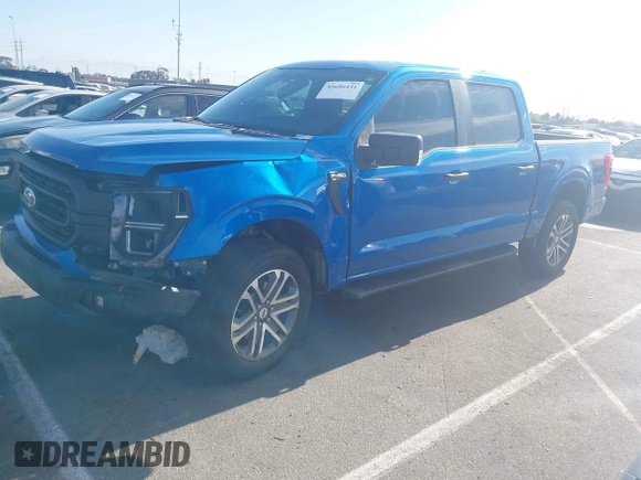 2021 Ford F-150 XL with VIN 1FTEW1EP7MFA55953, listed as a IAAI auction lot 42686431 with 38,873 mi miles and . Bid and sale history available at DreamBid. Image 20.